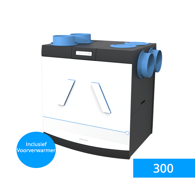 Orcon HRC-300 Maxcomfort (met voorverwarmer)